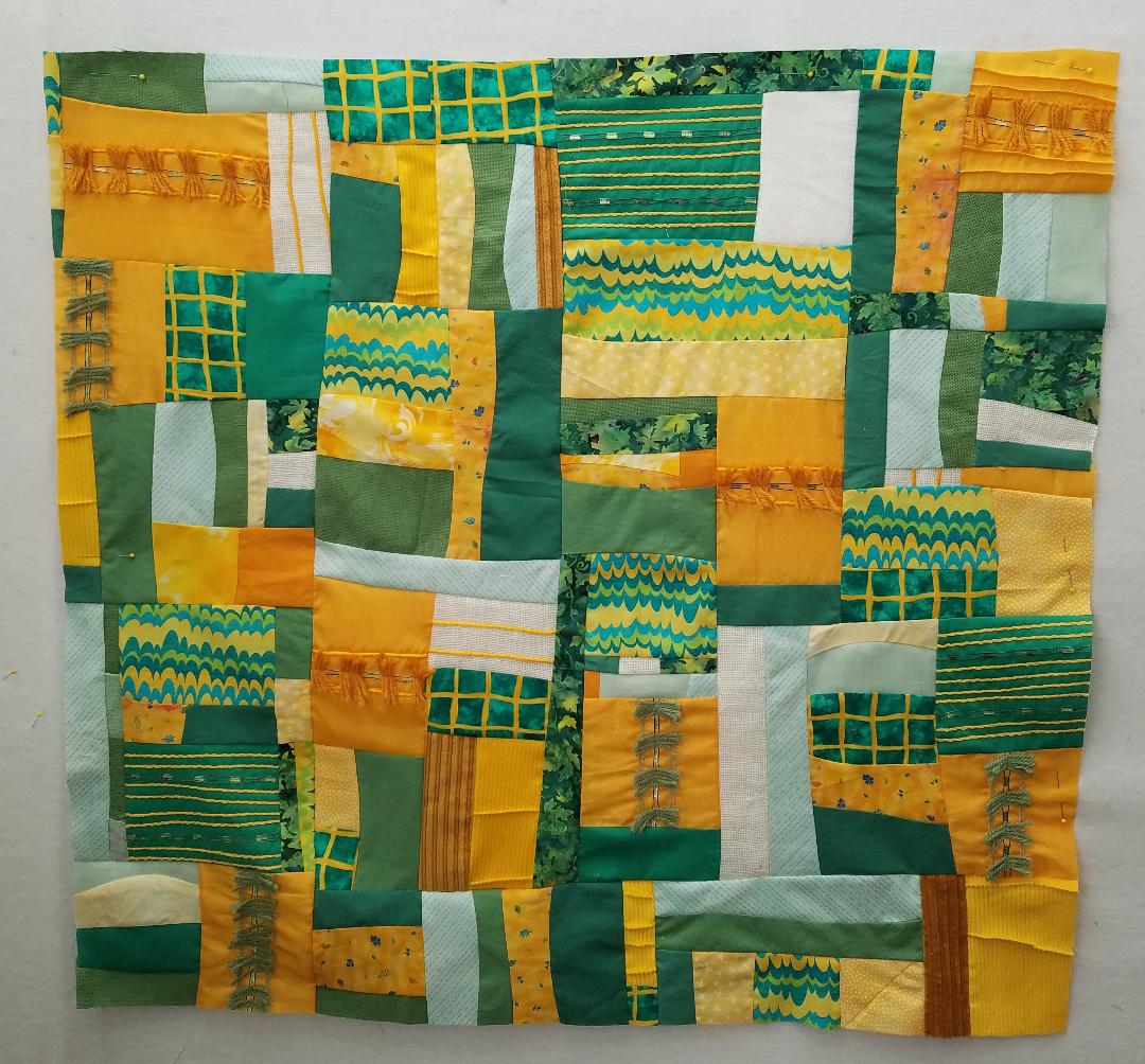 How to Make an Abstract Quilt - Ann Baldwin May Art Quilts 1001 Center St.  Santa Cruz, CA 95060