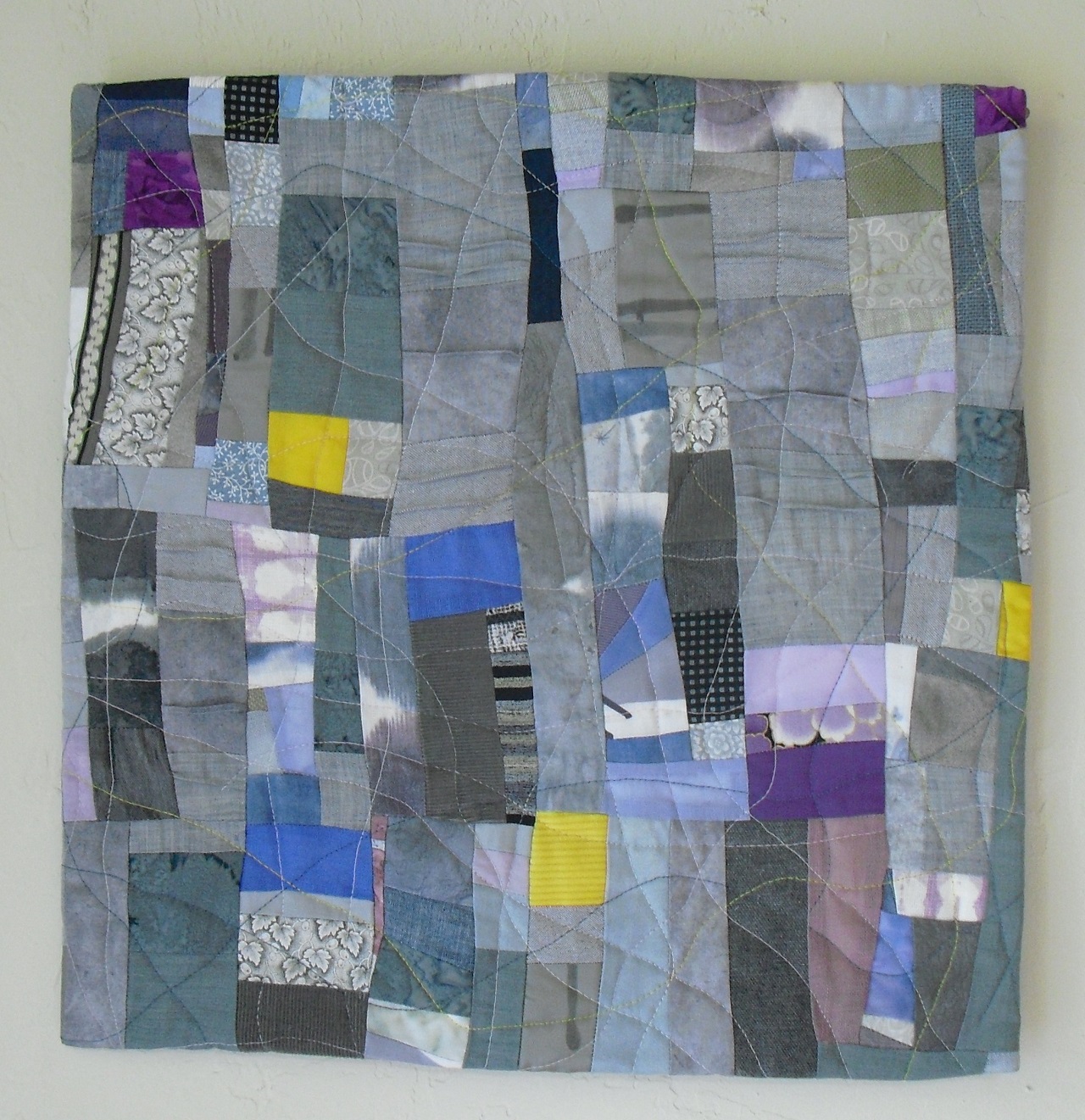 How to Make an Abstract Quilt - Ann Baldwin May Art Quilts 1001 Center St.  Santa Cruz, CA 95060